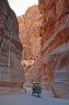 Per Kutsche durch den Siq (Schlucht) von Petra