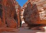 Walking the 1216 meters through the Nabatean gorge