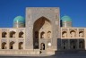Impressive portal of the Mir-i-Arab Madrasah