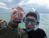Snorkelling along the house reef