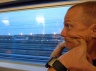 The acceleration of this high speed train almost pulls your skin off your skull