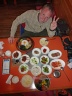 Erste Tuchf�hlung mit koreanischem Essen - was f�r eine wilde Liebesaff�re!